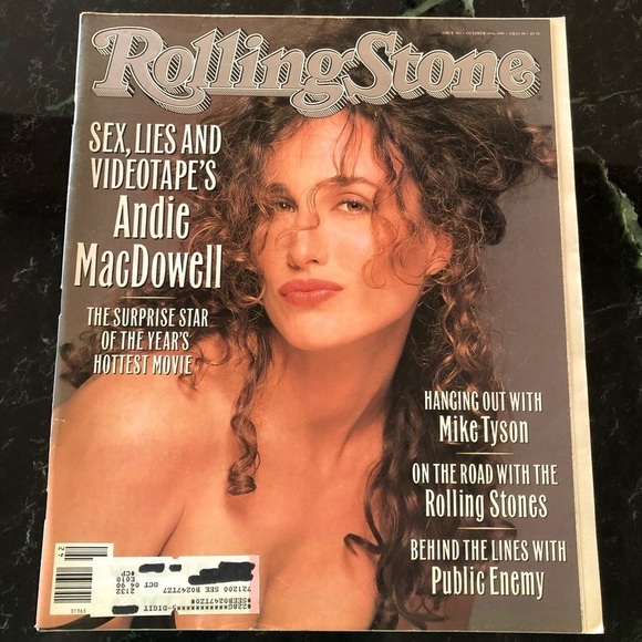 Vintage Rolling Stone Magazine Andie MacDowell Cover - Picture 1 of 3